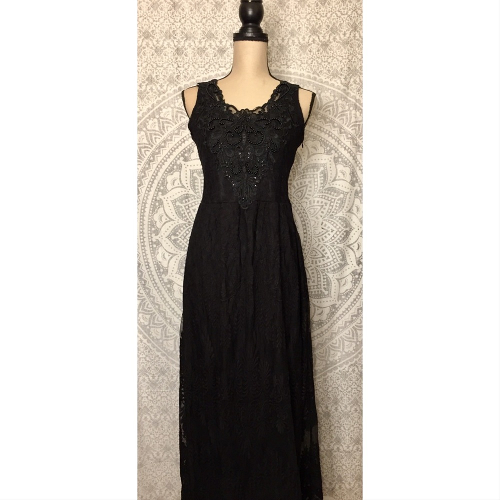 NWT DESIGUAL Alicia Lace Maxi Dress - Picture 5 of 8